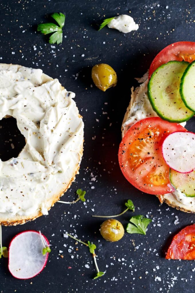 Bagels with Cream Cheese